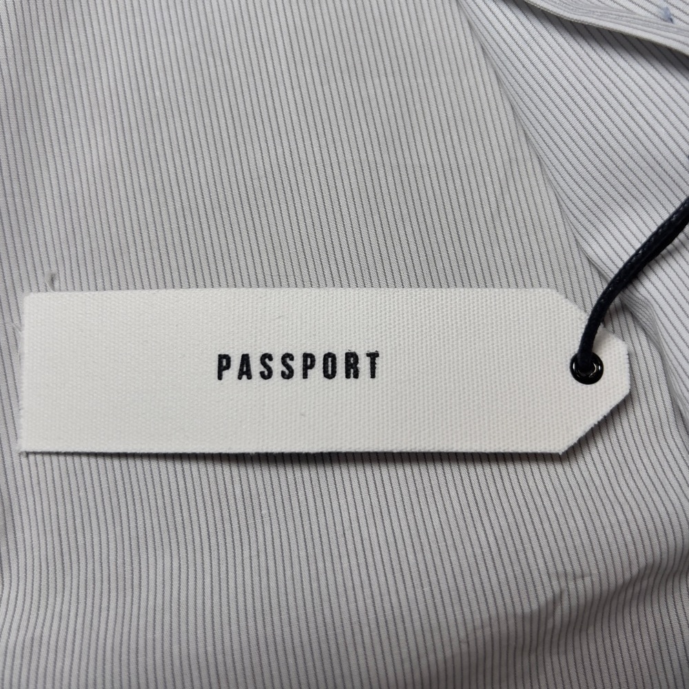 NWT PASSPORT Final Destination Men’s Long Sleeve Button‎ Down Shirt 100% Cotton - Picture 8 of 10